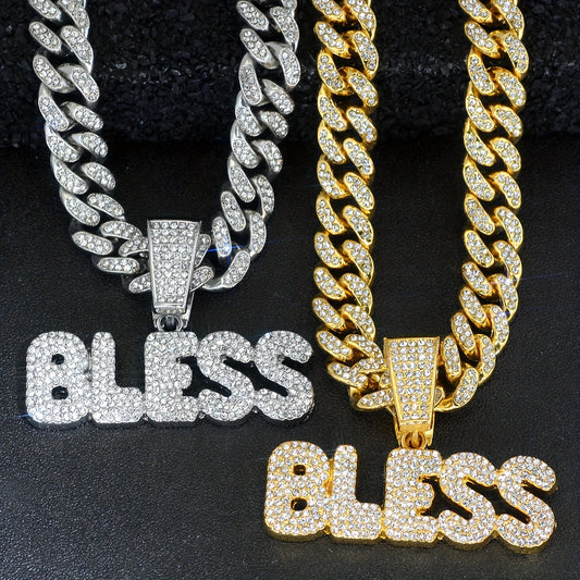 Shine Bright with the Exquisite Shining BLESS Pendant Necklace