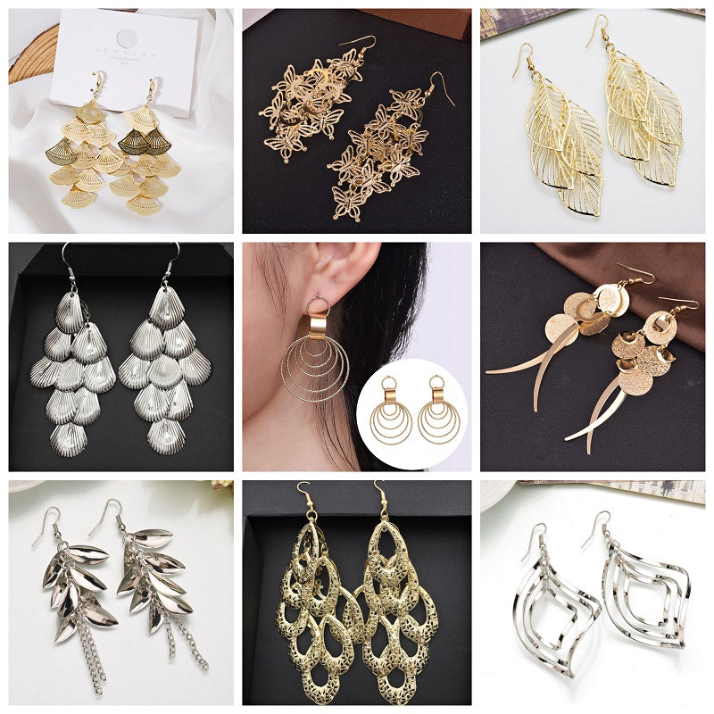 10/20pcs Exquisite Long Dangle Earrings Set