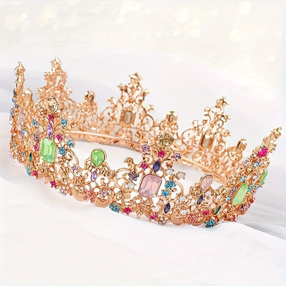 Crystal Queen Crowns and Tiaras for Women – Vintage Gemstone Princess Crowns